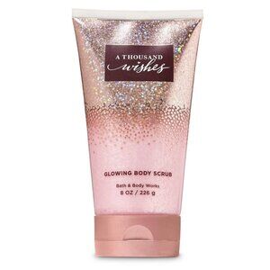 🎀 Bath & Body Works A THOUSAND WISHES Glowing Body Scrub ~ 8 oz ~ Brand New